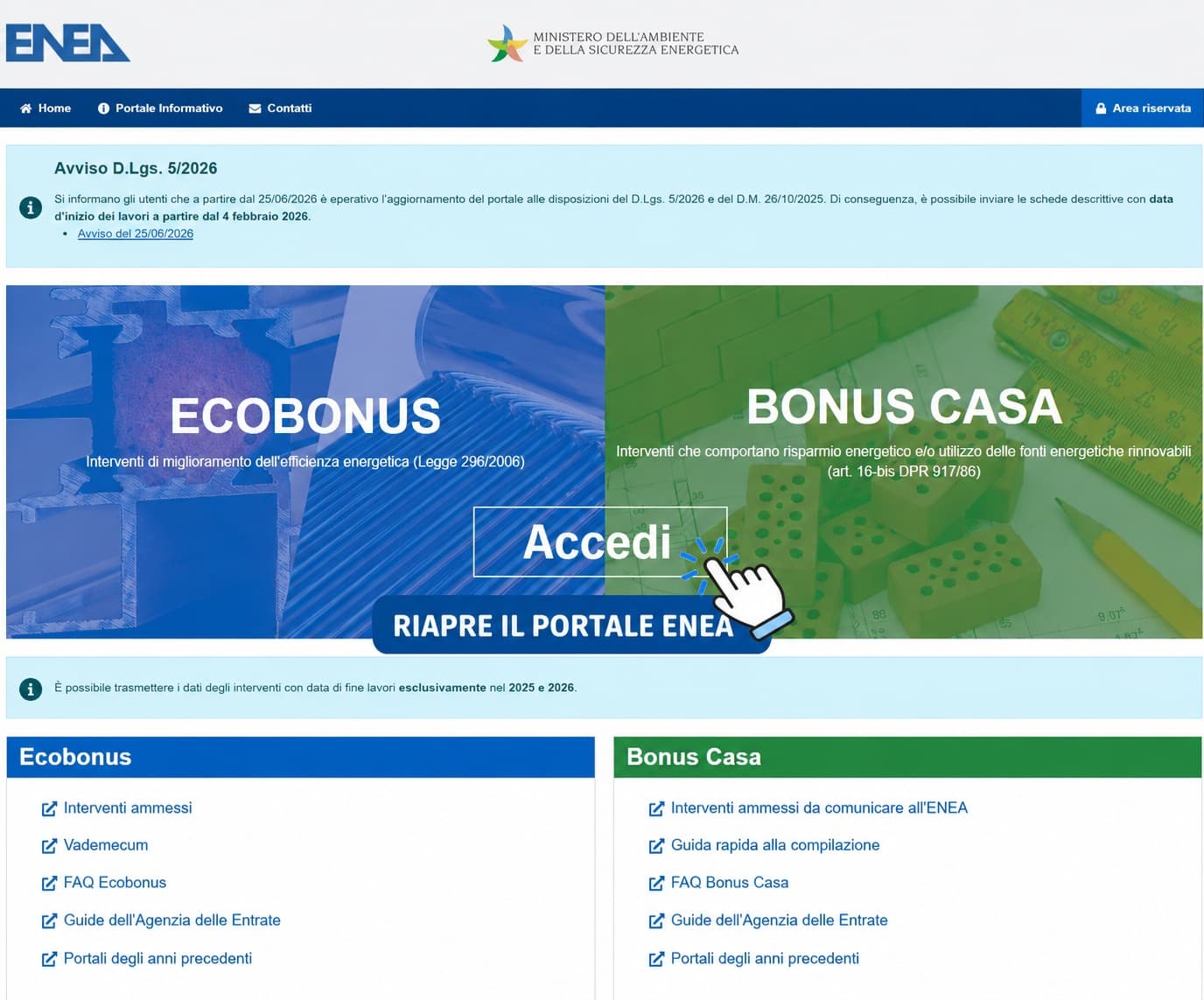 ENEA 2026: riaperti i portali per Ecobonus e Bonus Casa in Veneto (Treviso, Vicenza)